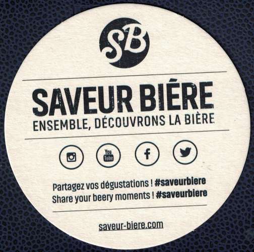 France Sous Bock Beermat Saveur Bière