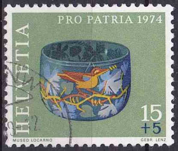 SUISSE 1974 OBLITERE N° 961