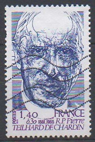 France 1981 - y & t : 2152 - Père Teilhard de Chardin