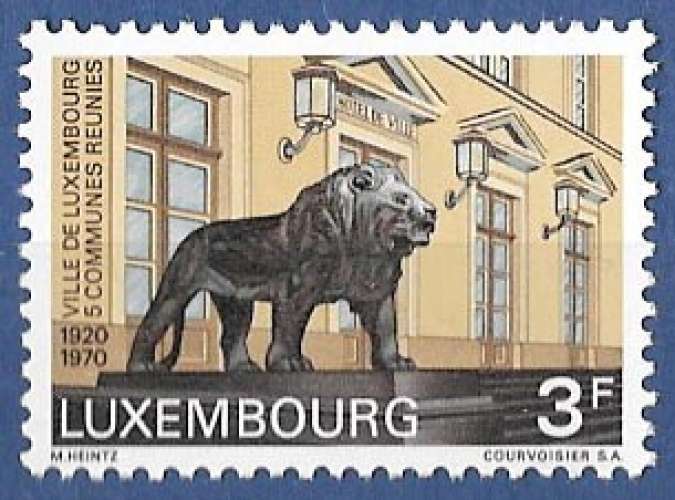 Luxembourg - Y&T 762 ** - 5 communes réunies - année 1970