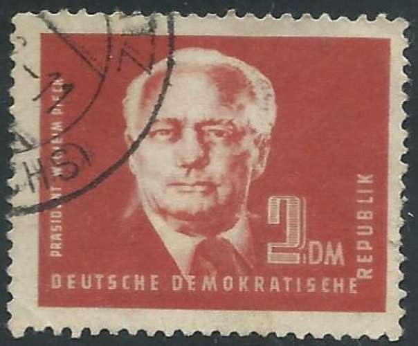 Allemagne - RDA - Y&T 0009 (o) - Président W.Pieck -