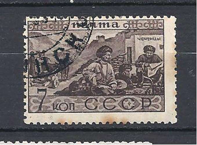 RUSSIE  Y & T N°  482  Série ethnographique   Tchetchénes