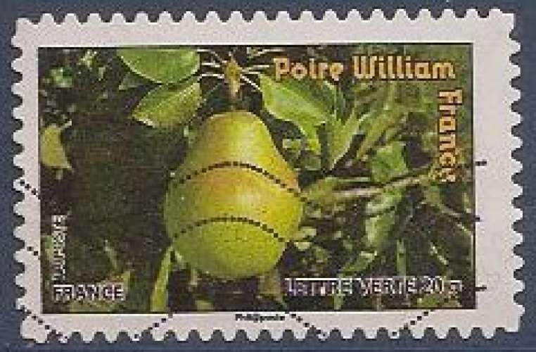 FRANCE 2012 : yt 697 Oblitéré/Used #  Fruits - Poire Willian