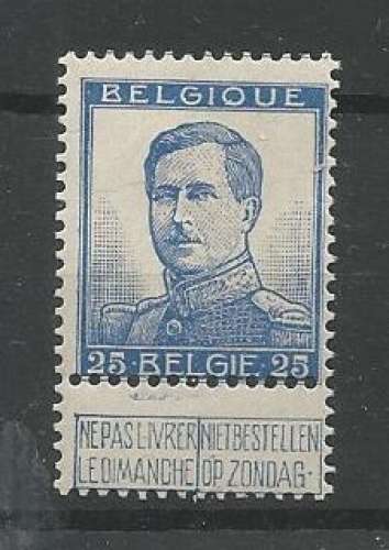 Belgique - 1912 - Albert 1 er - Tp n°120 - Neuf **