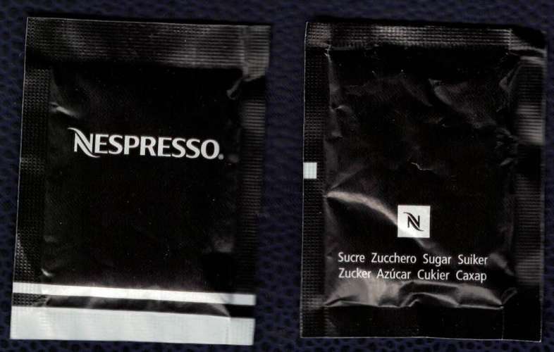 Sachet Sucre Sugar Nespresso Sachet Noir