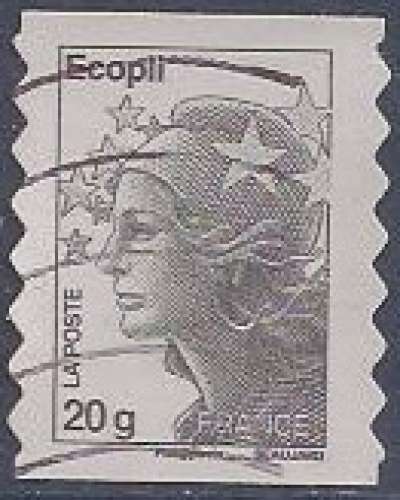 FRANCE 2011 : yt 591 Oblitéré/Used # Marianne de Beaujard - Ecopli