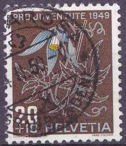 SUISSE 1949 OBLITERE N° 495 Fleurs