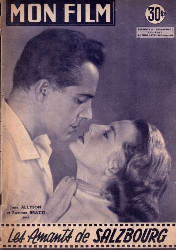 1958 revue cinéma Mon Film n° 595 Les amants de Salzbourg avec June Allyson et Rossana Brazzi