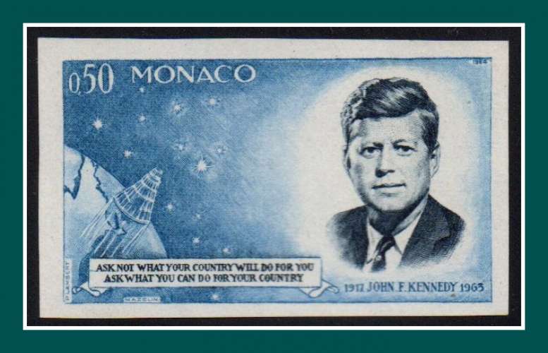 Monaco N° 658a ND ** Capsule Mercury et J. F. Kennedy
