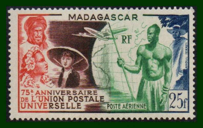  Madagascar N° PA 72 ** UPU