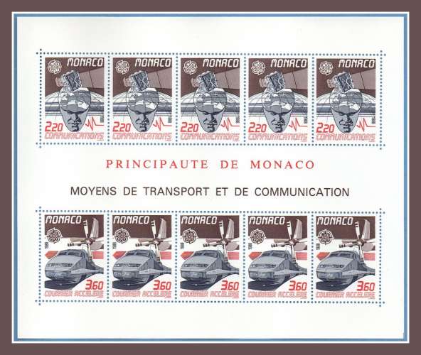  Monaco BF 41 ** (cote 31€) Europa Train Transport & communication  