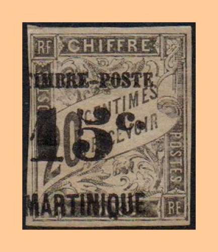 Martinique N° 21 Obl filet G intact