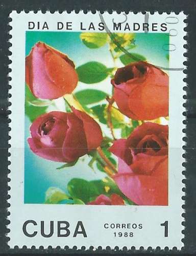Cuba - Y&T 2833 (o) - Roses -
