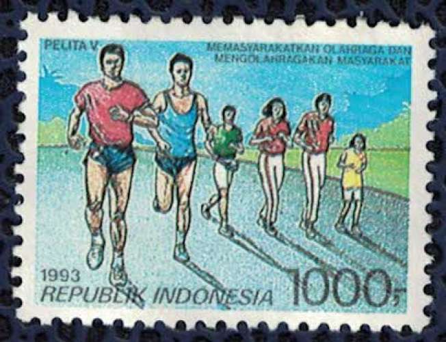 Indonésie utilisé Used Sport Athlétisme Course à Pied