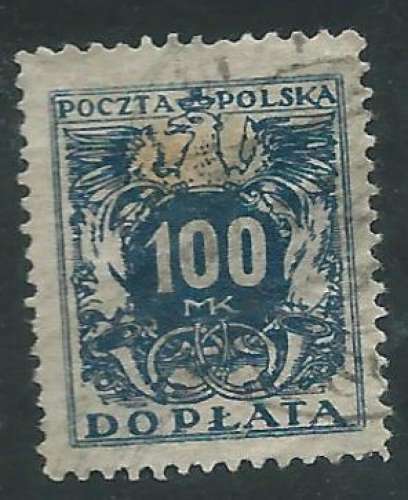 Pologne - Taxe - Y&T 0044 (o) 