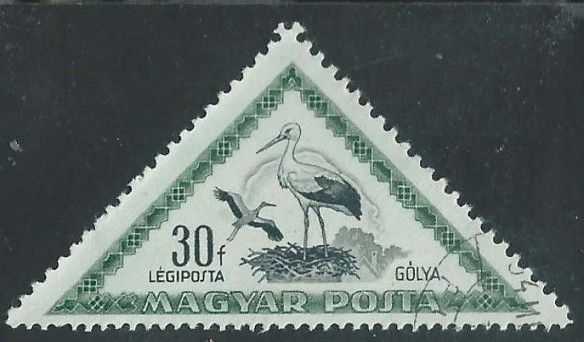 Hongrie - Poste Aérienne - Y&T 0120 (o) - Cigogne blanche -