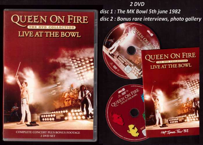 DVD  2004 Queen on fire The DVD Collection Live at the Bowl  2 DVD Set Music from EMI 