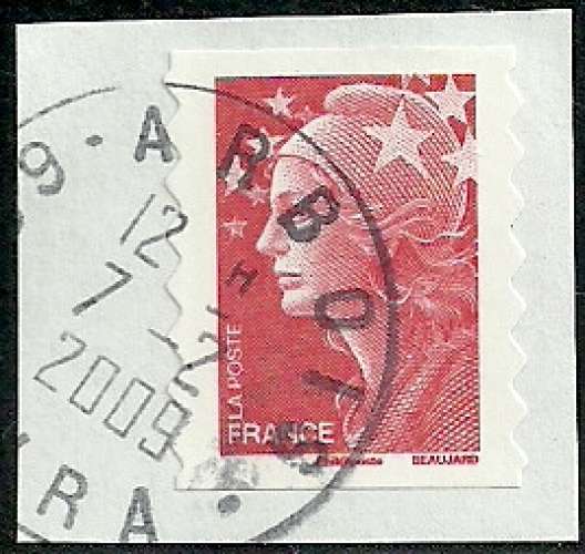 France 2008 - Marianne de Beaujard - 4197 oblitéré - Autoadhésif 175 .