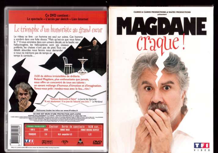  DVD  2006 Magdane craque le triomphe d'un humoriste au grand coeur TF1 Video protection anti copie