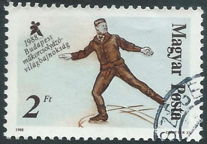 Hongrie - Y&T 3150 (o) - Patinage artistique -