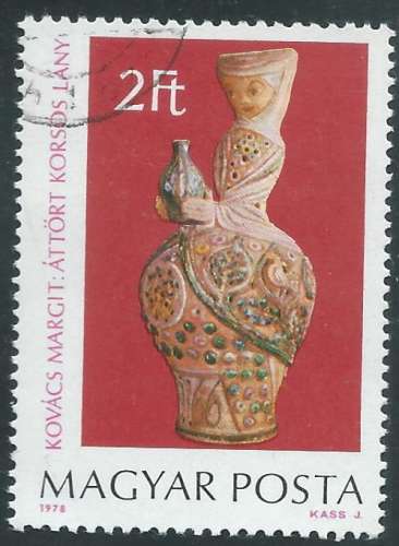 Hongrie - Y&T 2637 (o) - Poterie - 