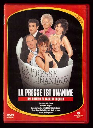  DVD  2003 La presse est unanime de Laurent Ruquier DVD Video Warner Vision CNC/EDV 110