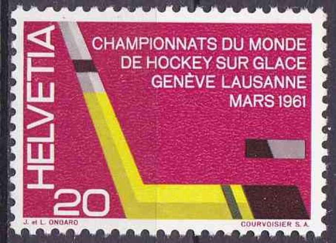SUISSE 1961 NEUF charnière N° 675