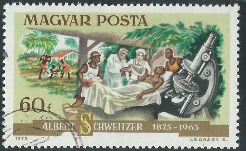 Hongrie - Y&T 2415 (o) - Dr Albert Schweitzer -