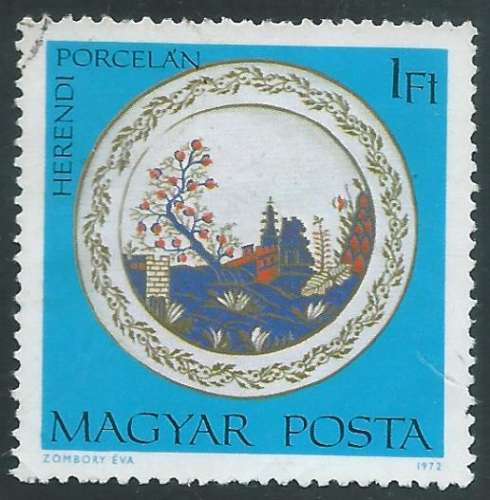 Hongrie - Y&T 2260 (o) - Assiette -
