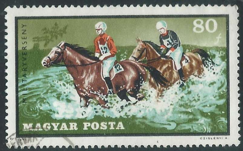 Hongrie - Y&T 2194 (o) - Hippisme -