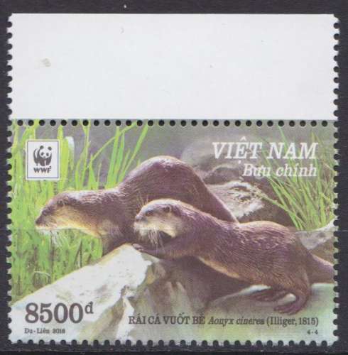 Vietnam 2016 YT 2516 MNH Animaux Loutre cendree