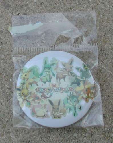 Badge rond épinglé Pokémon eevee friends