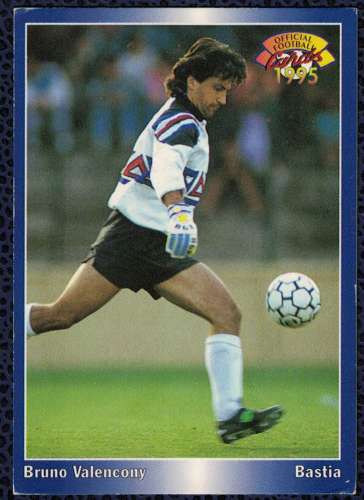 Panini Football Bruno Valencony SEC Bastia 1995 Carte N° 24