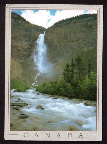 Canada grande Cpm  Falls with stream - des chutes aux petits ruisseaux - cascadas al rio ...