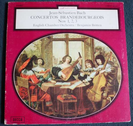 Vinyle 1969 Bach Concertos Brandebourgeois 1-2-3 English Chamber Orchestra 