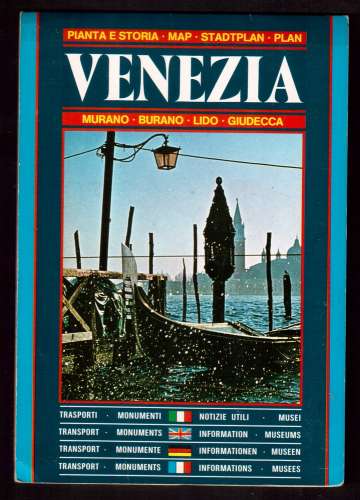 Carte Venezia Murano Burano Lido Guidecca plan des villes Kina Milano Italia année ?