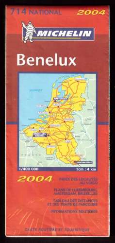 Carte 2004 Benelux 714 national  1/400 000 Michelin 11714-02  C 50
