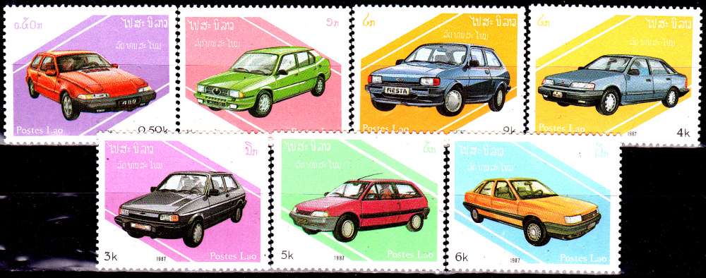 Laos 784 / 90 Automobiles modernes