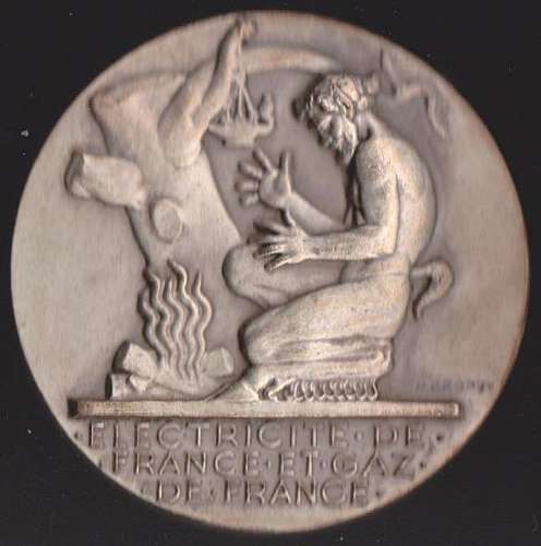 France Médaille en bronze 25 ans Électricité de France et Gaz de France