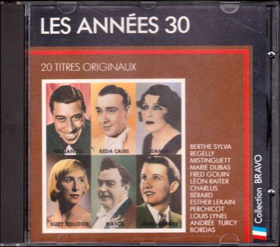 CD Bravo aux années 30 20 titres (comme neuf)