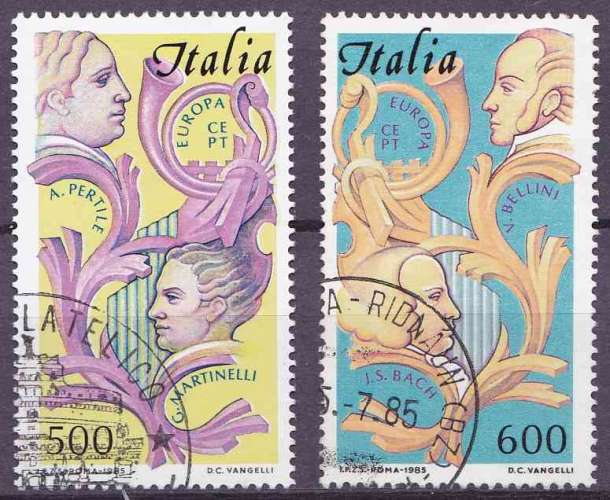 ITALIE 1985 OBLITERE N° 1664 1665