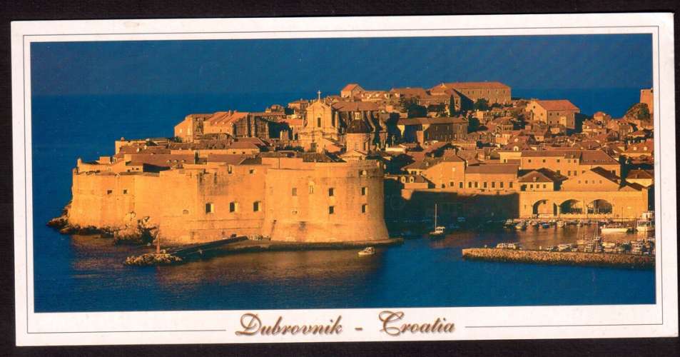 Croatia  Cpm longue Dubrovnik