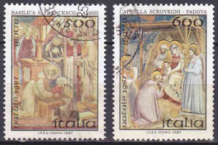 ITALIE 1987 OBLITERE N° 1758 1759
