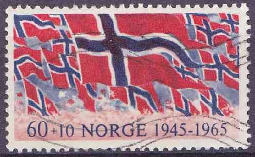 NORVEGE 1965 OBLITERE N° 483