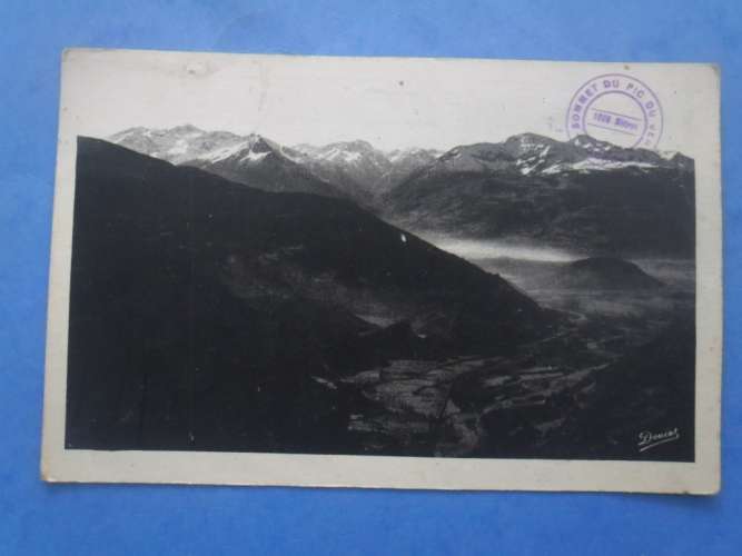 65-LOURDES vallée d'Argelès , circulée en 1935 , 2 scans
