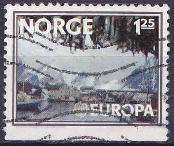 NORVEGE 1977 OBLITERE N° 698 europa