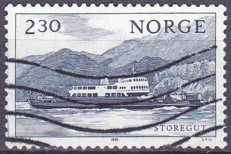 NORVEGE 1981 OBLITERE N° 800