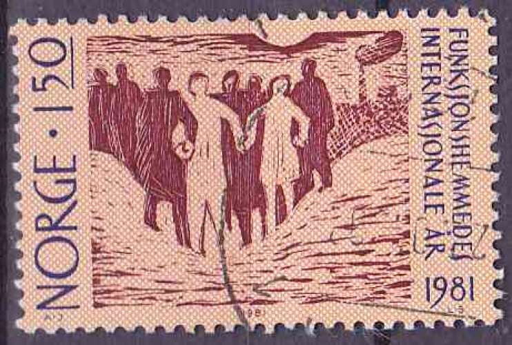 NORVEGE 1981 OBLITERE N° 801