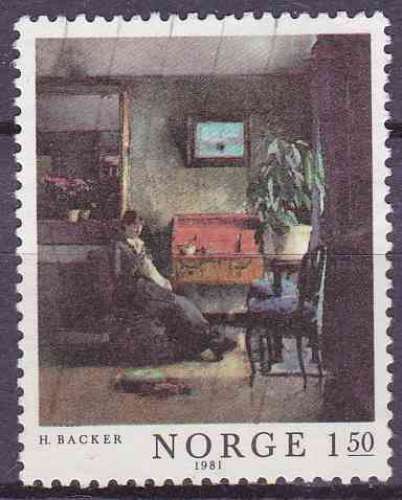 NORVEGE 1981 OBLITERE N° 803