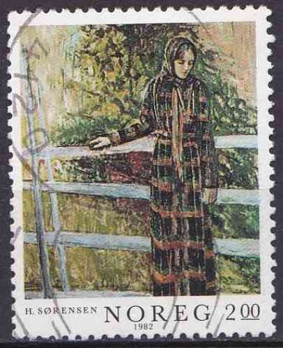 NORVEGE 1982 OBLITERE N° 824